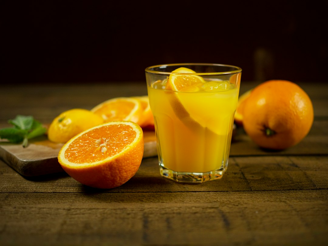 Fresh Pulpy Orange Splash